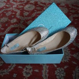 Betsey Johnson jeweled flats